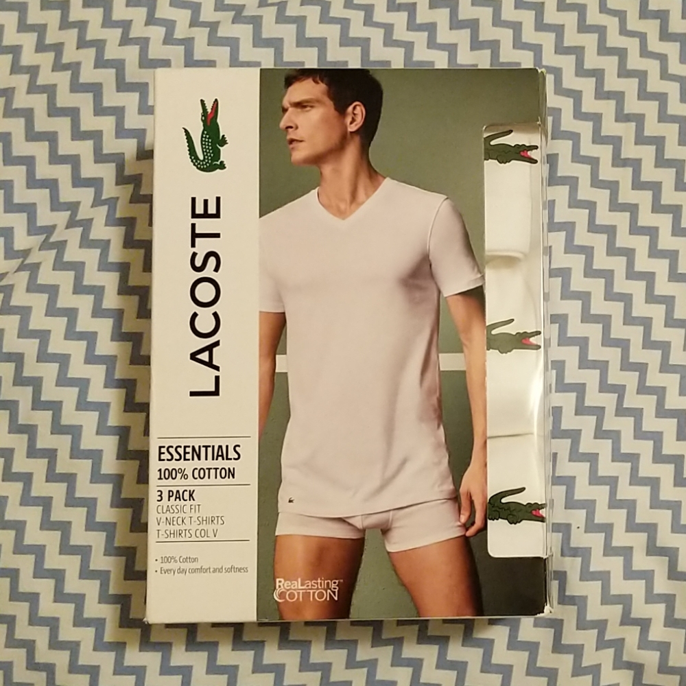 Lacoste V neck shirts